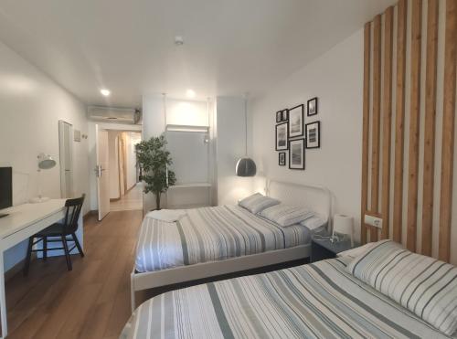 Habitación, familiar, terraza