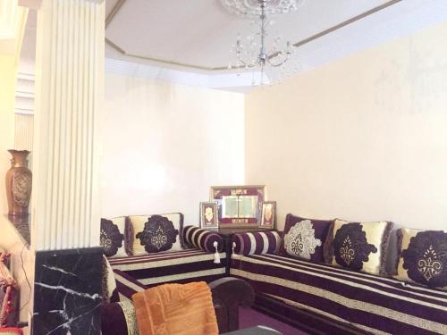 . 2 bedrooms appartement at Agadir 100 m away from the beach with sea view and terrace