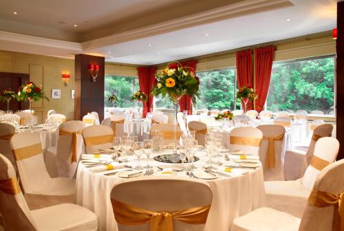 Banquet hall, Grand Hotel Gosforth Park in Newcastle upon Tyne
