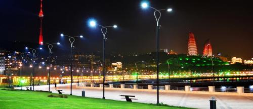 Isr Baku Hotel apartment with a pool Over view