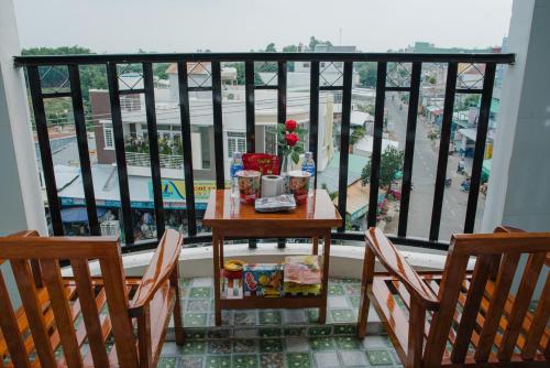 Balcony/terrace, HIEP HOA HOTEL near Tra Su Forest