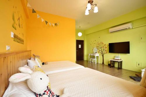 2 double beds