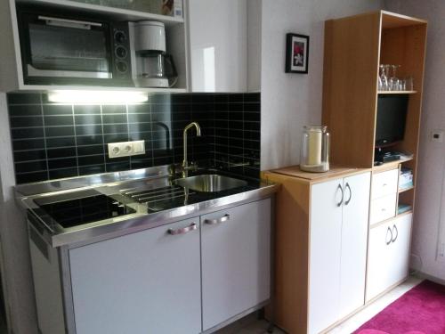 ห้องครัว, Appartementanlage Tecklenburger Altstadt in เทคเลนบวร์ก