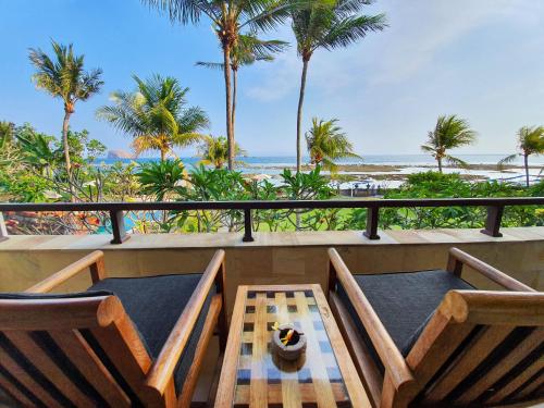 Balcony/terrace, Hotel Genggong in Candidasa