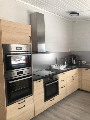 keuken, Haugo Utleige Lodge in Vossevangen