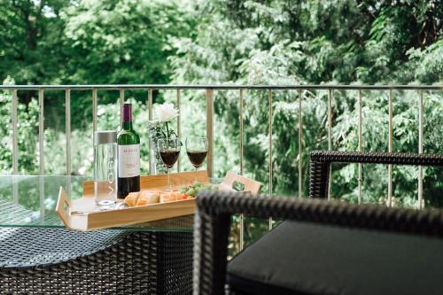 Terraza/balcón, Kleines Zimmer an der TA mit Balkon (Nr.3) in Hameln City Center