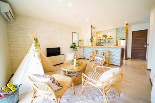 Shisa Terrace Ginoza in Ginoza