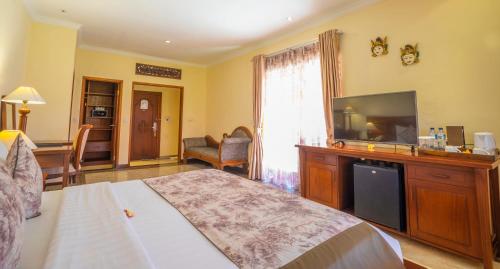 1 double bed