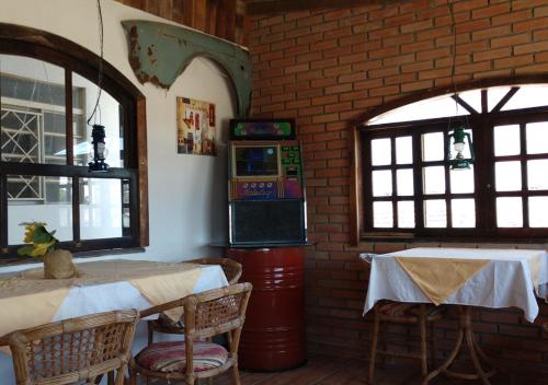 ห้องอาหาร, SPACE 4 U - HOTEL BOUTIQUE TEMÁTICO - Aeroporto (SPACE 4 U - HOTEL BOUTIQUE TEMATICO - Aeroporto) in ซาโอ โจเซ่ ดอส ปินแอส์