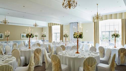 Banquet hall, Hollins Hall Hotel and Country Club in Leeds Bradford Airport and Nearby