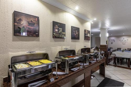 레스토랑, 아구아스 두 이과수 호텔 센트로 (Aguas Do Iguacu Hotel Centro) in 포스 두 이과수
