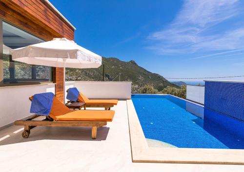 Úszómedence, Villa 1 Sleeps 2 Honeymoon Isolated Infinity-Villa Orkide in Islamlar