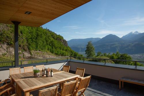 Balkons/terase, Romantik Chalet im Weingut Eichenstein in Sinigo