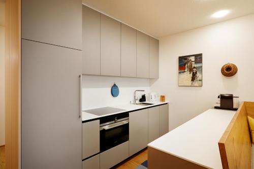 Kitchen, Landhaus Bergpanorama TOP 7 in Damuls