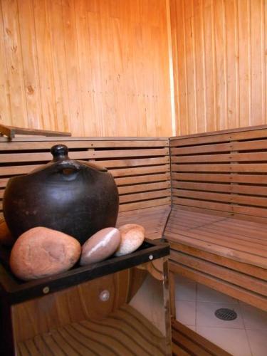 Sauna, La Serrana Casa Boutique Spa in Socorro