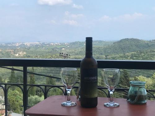  Schönes Familienappartement Pelekas Corfu in 49100 Korfu-Stadt