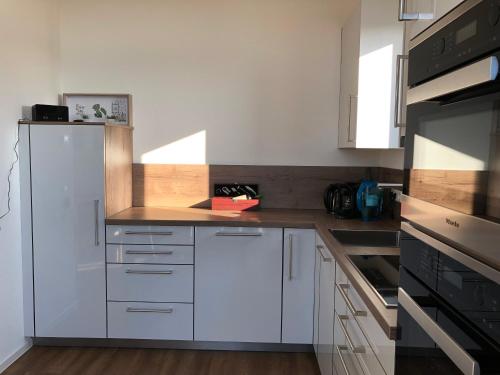 廚房, A&N Prestige Apartments "Attika" close to BASEL and Rhine river in 格倫察赫－維倫