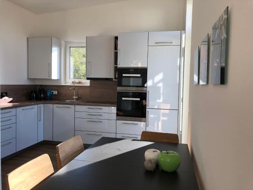 廚房, A&N Prestige Apartments "Attika" close to BASEL and Rhine river in 格倫察赫－維倫