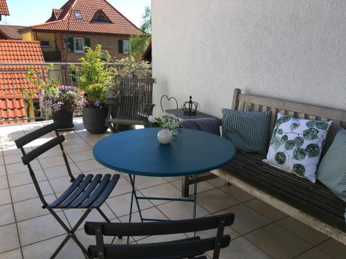 Balcony/terrace, Landhaus-Apartments in Biblis