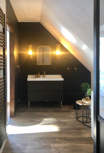 浴室, La Maison d'Ange in 勒奧瓦爾德