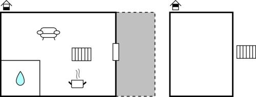Grundriss, 1 Bedroom Gorgeous Home In Vimmerby in Vimmerby