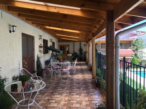 Balkons/terase, Hostería Estelita (Hosteria Estelita) in Panimávida