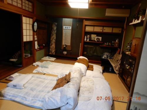 Traditional Japanese House with beautiful garden