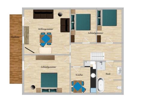 Three-Bedroom Apartment