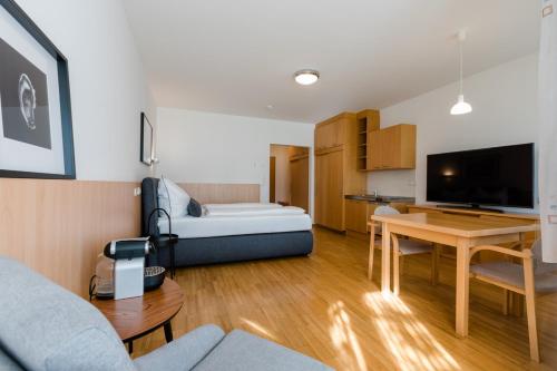 Létesítmények, Studiowohnungen am Rieger-Hof in Markt Hartmannsdorf