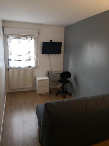Chambre amenagee et equipee