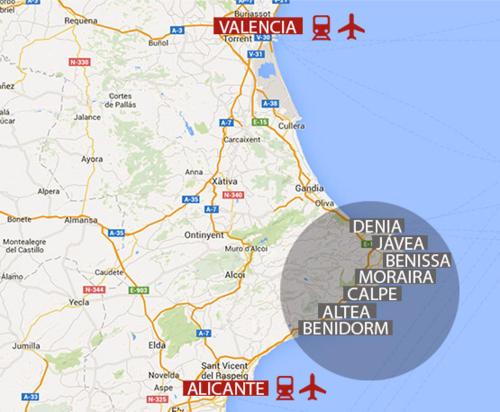 Balcon Al Mar Javea Map A-Hotel.com - Seaview Villa Balcon Al Mar Javea, Villa, Balcon Del Mar,  Spain - Price, Reviews, Booking, Contact