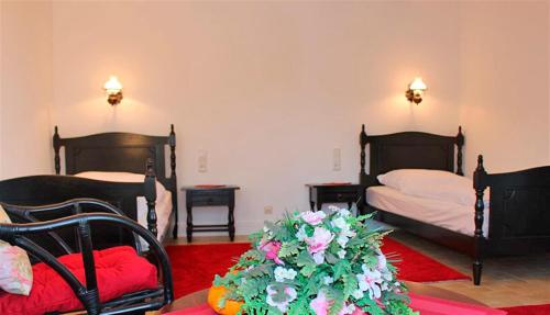 1 double bed