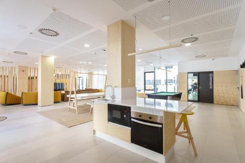 共用Lounge/電視區, Residencia Universitaria Resa Campus Málaga (Residencia Universitaria Resa Campus Malaga) in 塔樓港