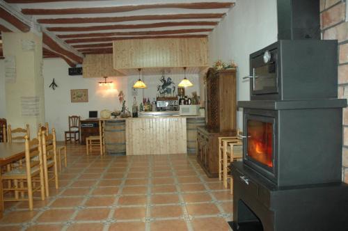 餐廳, 運河之眼旅舍 (Albergue Ull de Canals) in 巴尼耶雷斯德馬里奧拉