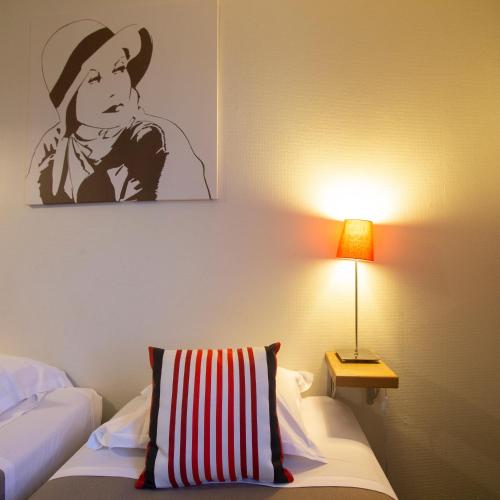 Chambre avec 2 lits
