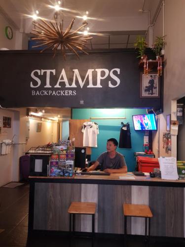 Lobby, Stamps Backpackers in Tha Phae