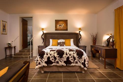 1 double bed, 2 twin beds