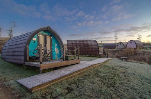 Double Glamping Pod with Shower Block