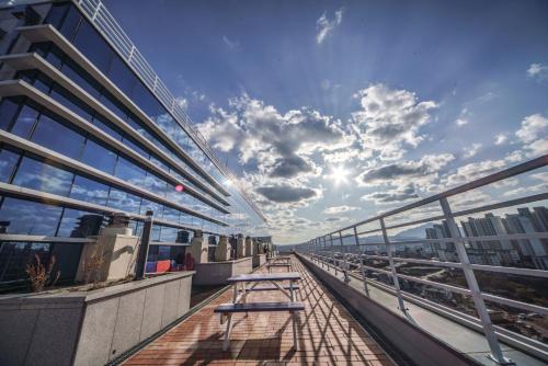 Balcony/terrace, The Veneziasuite in Chuncheon-si