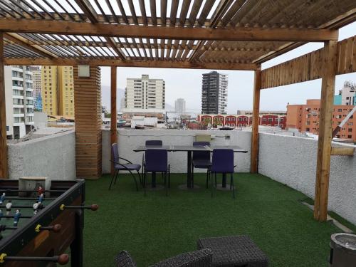 Ban công/sân hiên, Hotel Esmeralda in Trung tâm Thành phố Iquique