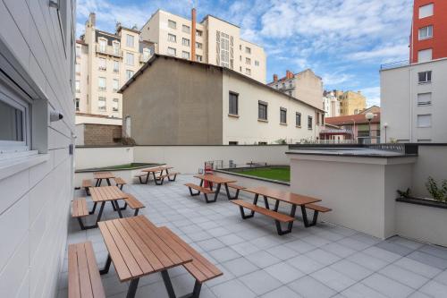balcon/terrasse, MEININGER Hotel Lyon Centre Berthelot in Lyon