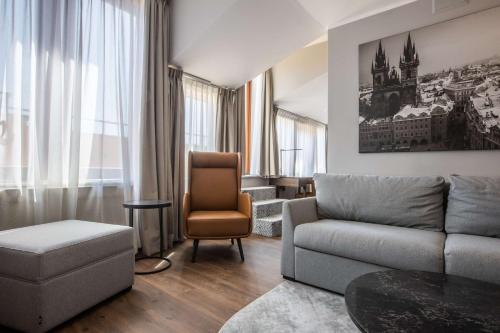 Suite with Terrace room in Radisson Blu Hotel Prague