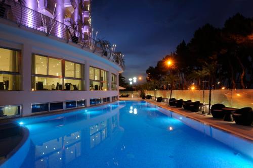 外部景觀, 麗多酒店 (Hotel Lido) in 亞得里亞海的阿爾巴