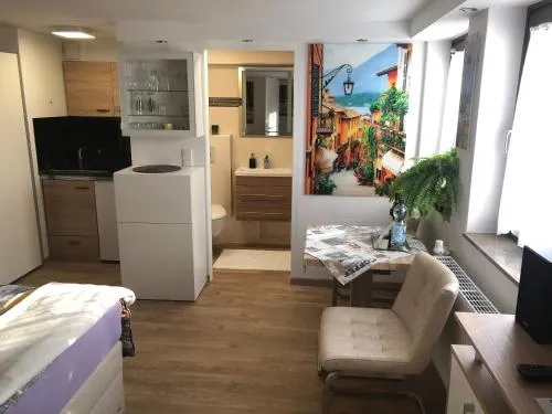 Ferienwohnung Apartment Dettum mit eigenem Bad, Kochnische und Wintergarten in Dettum, Deutschland