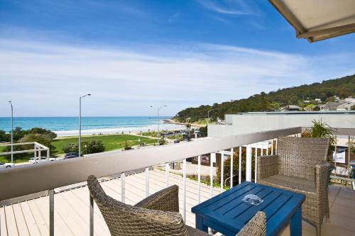 Erkély/terasz, The Sandridge Motel in Lorne
