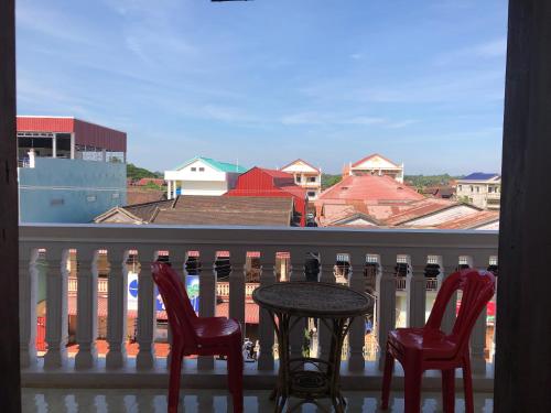 Balcony/terrace, Savet Guesthouse in Stung Treng