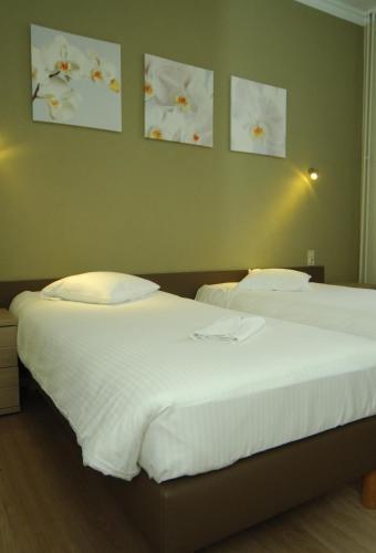 1 queen bed, 2 twin beds