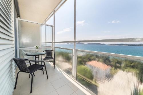 balkon/terras, Hotel Punta in Vodice