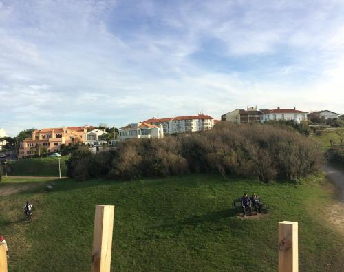 Anglet face à l'océan