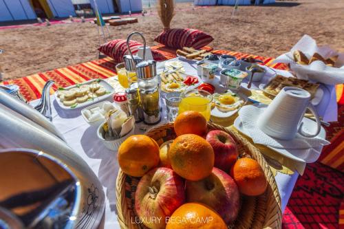 Ételek és italok, Luxury Bega Camp in Khamlia